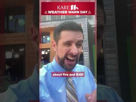 WEATHER WARN WEDNESDAY: #KARE11's Ben Dery gives a severe #weather update. #shorts #minnesota