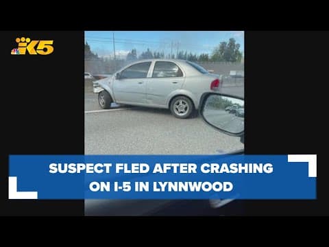 Suspect with felony warrant on the loose in Lynnwood