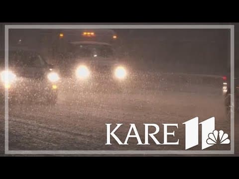 Spring snowstorm makes for messy road conditions across MN