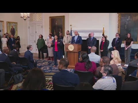Maryland Governor Wes Moore announces new plan to help fired federal workers