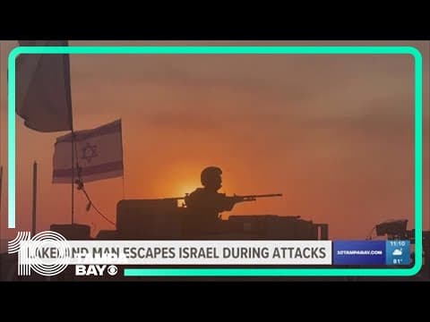 'By the grace of God': Lakeland man able to escape as attacks in Israel started