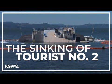 Historic ferry capsizes in Astoria, spilling fuel into the Columbia River