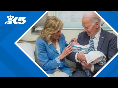 President, First Lady welcome great-grandson