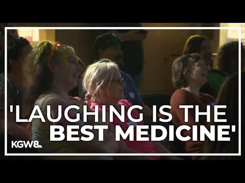 Unhoused and housed community gather together for night of comedy in east Portland