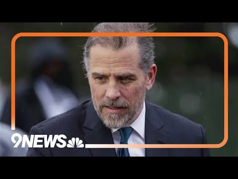 A jury has been seated in Hunter Biden's federal firearms case