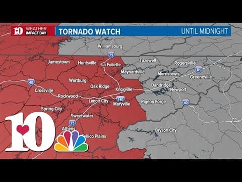 Another round of severe storms arrives in East Tennessee