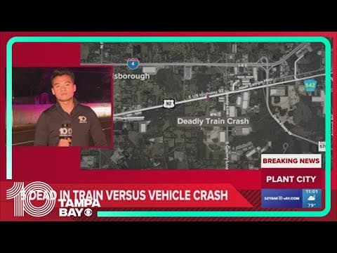 5 people, including 2 children, dead after train crashes into SUV on tracks