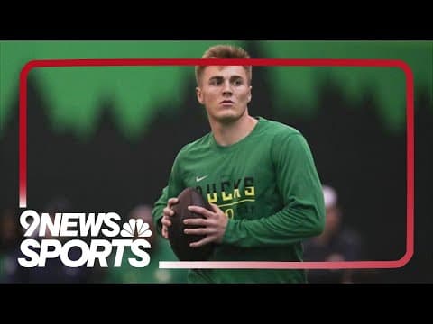 Bo Nix introductory news conference