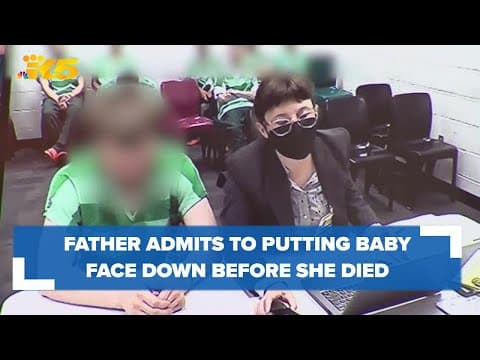 Marysville father admitted to pushing infant's face into a bed preceding her death