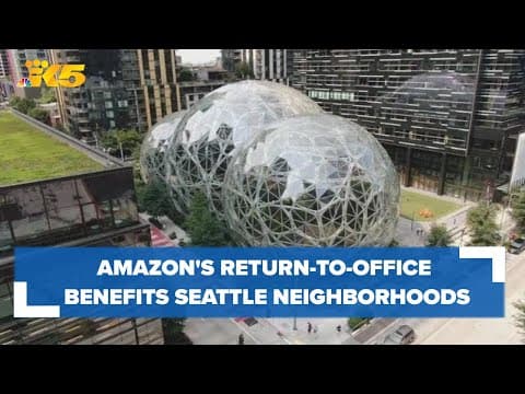 Amazon's return-to-office benefited Seattle neighborhoods, data shows