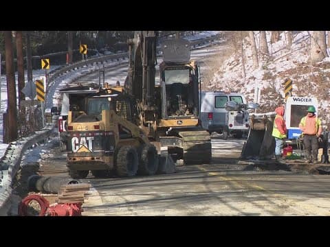 Crews work to fix water main breaks