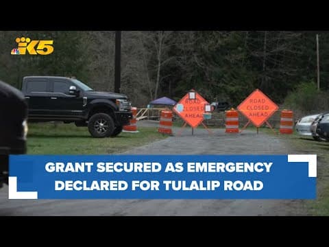 Grant secured, emergency declared for collapsed road repairs in Tulalip