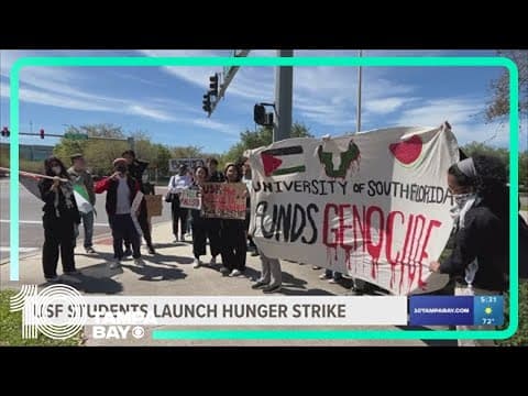 18 USF students join hunger strike to protest university investments linked to Israel