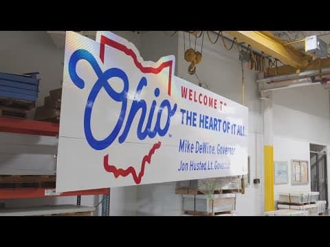 'The Heart of it All': State installing new signs welcoming travelers into Ohio