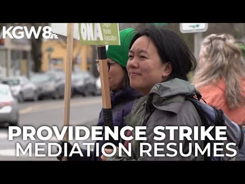 Providence health care worker strike enters second month as mediation resumes