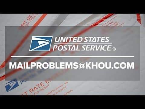 KHOU 11 coverage of mail delays across Houston
