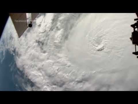 NASA video of Hurricane Milton from space as it nears Florida