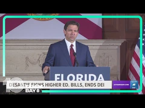 DeSantis signs 3 education-related bills into law on stop at New College of Florida