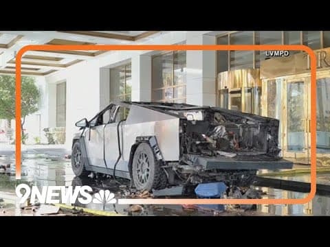 Cybertruck that exploded at Trump's Las Vegas hotel, killing 1, was rented in Colorado, police say