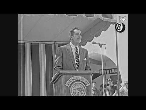 Vincent Price at San Diego State in 1959