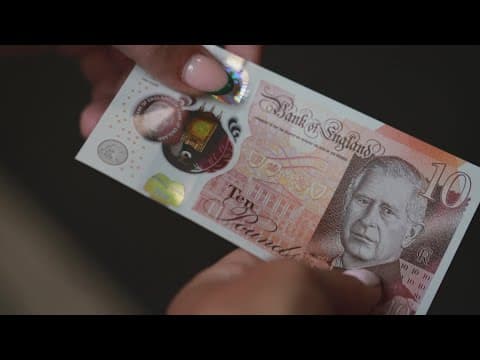 New King Charles III bank notes now circulating in England