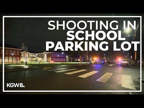 Gunshots fired outside Portland high school during basketball game