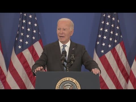 President Biden gives speech on his foreign policy legacy, ceasefire efforts