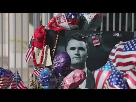 Memorial service held for Charlie Kirk in Arizona