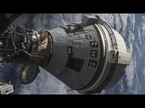 Live NASA video of Boeing Starliner undocking from International Space Station