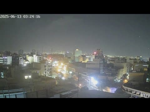 Israel attacks Iran's capital with explosions booming across Tehran