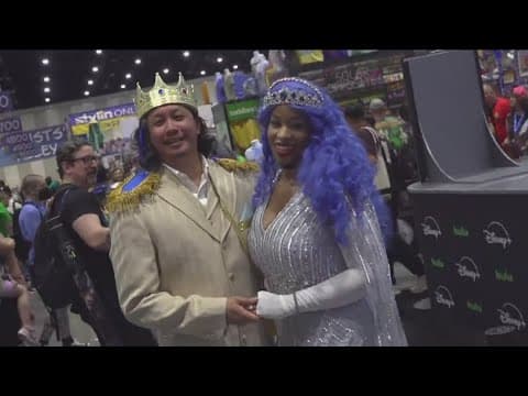 Comic-Con fans show off their costumes, grab their collectibles