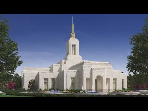 Construction of proposed LDS temple in Fairview approved on certain conditions