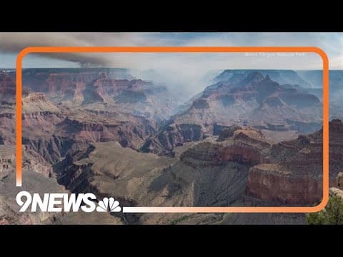 Fire crews battling 2 wildfires at Grand Canyon National Park