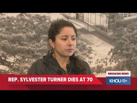 Harris County Judge Lina Hidalgo speaks after death of former Houston Mayor Sylvester Turner