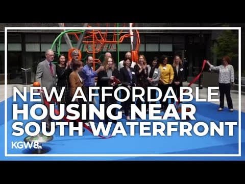 Affordable housing funded by Metro bond measure opens near South Waterfront