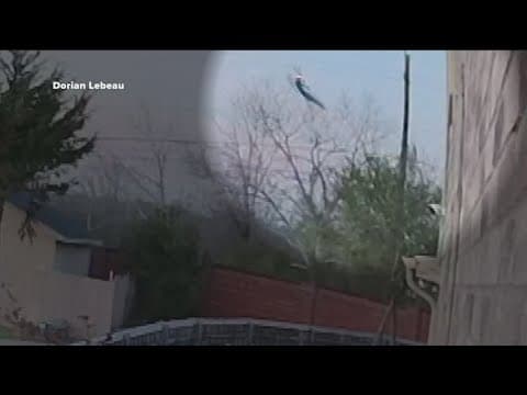 Surveillance footage captures deadly plane crash in Mesquite