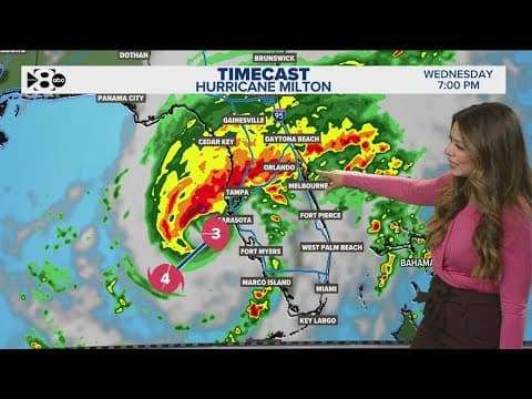 Hurricane Milton update: New forecast, path, landfall timing Wednesday