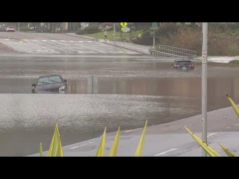 Winter storm causing major flooding and damage all across San Diego County