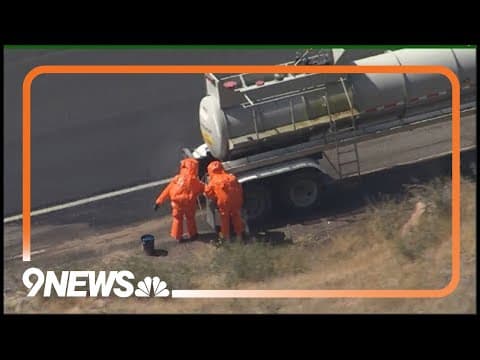 Hydrochloric acid leak shuts down sections of I-70