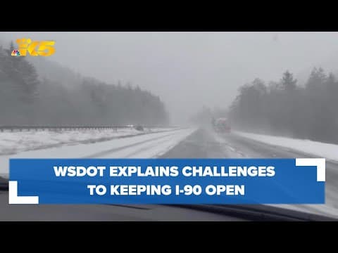 Driver behavior, above average snowfall making it harder to keep Snoqualmie Pass open, WSDOT says