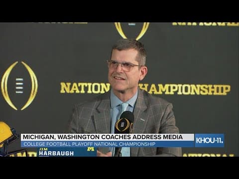 'It was fun to watch' | Michigan coach Jim Harbaugh on Texans' WR Nico Collins in win over Colts