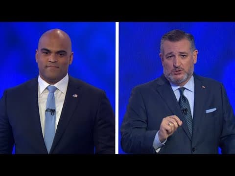 Ted Cruz and Colin Allred answer questions about the economy during WFAA debate