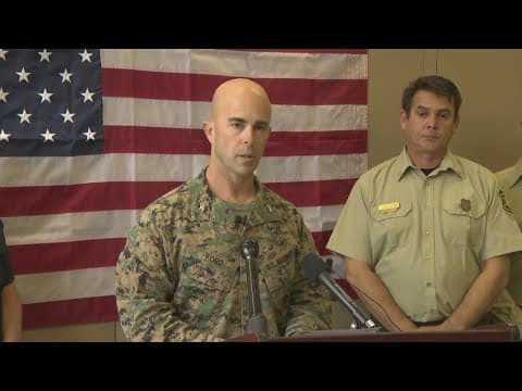 Military official gives update on recovery efforts for 5 Marines killed in CA helicopter crash