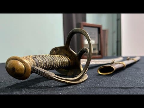 Civil War General William T. Sherman's sword and other relics to be auctioned off in Ohio