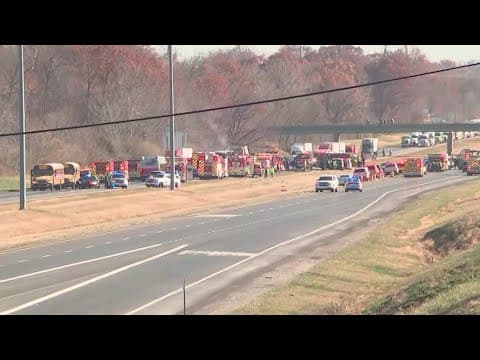 3 dead, 18 others injured when semi crashes into bus carrying students in Ohio