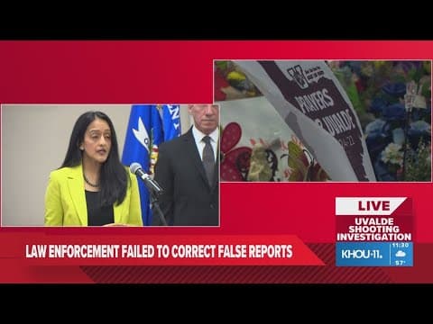 DOJ on Uvalde: 'Response was an unimaginable failure'