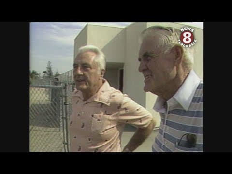 Hoover High School class of 1936 | Classmates Roy Engle and Walt Harvey reminisce at 50th reunion