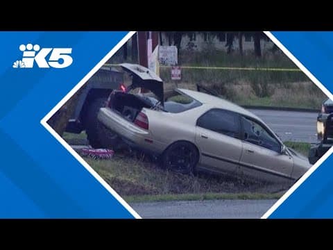 Pierce County deputies involved in shooting after Spanaway pursuit, crash