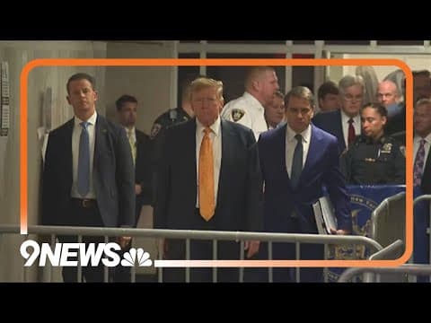 Jury dismissed for a week in Trump hush money trial