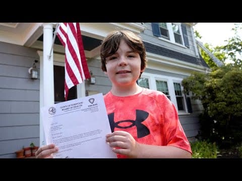 A Boston suburb raised $20K after town officials shut down a boy’s charity ice cream stand